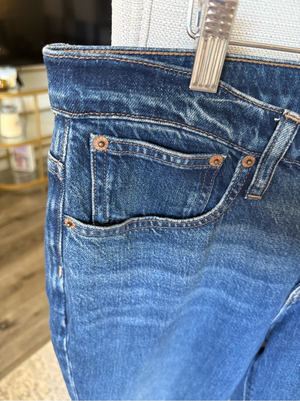 J.Crew Slim Boyfriend Jeans Medium Wash Stretch Denim Size 30 - Picture 4 of 7